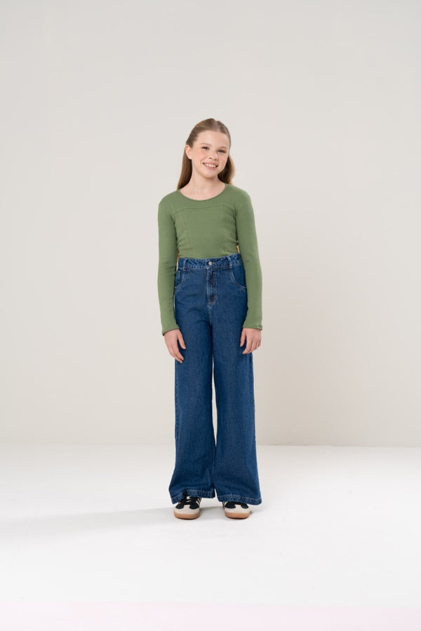 Blusa Cropped Ribana Fresh
