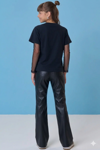 Calça Leather Flare Essential 2