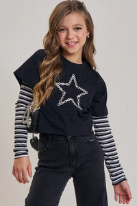 Blusa Rib Listras Classic 3