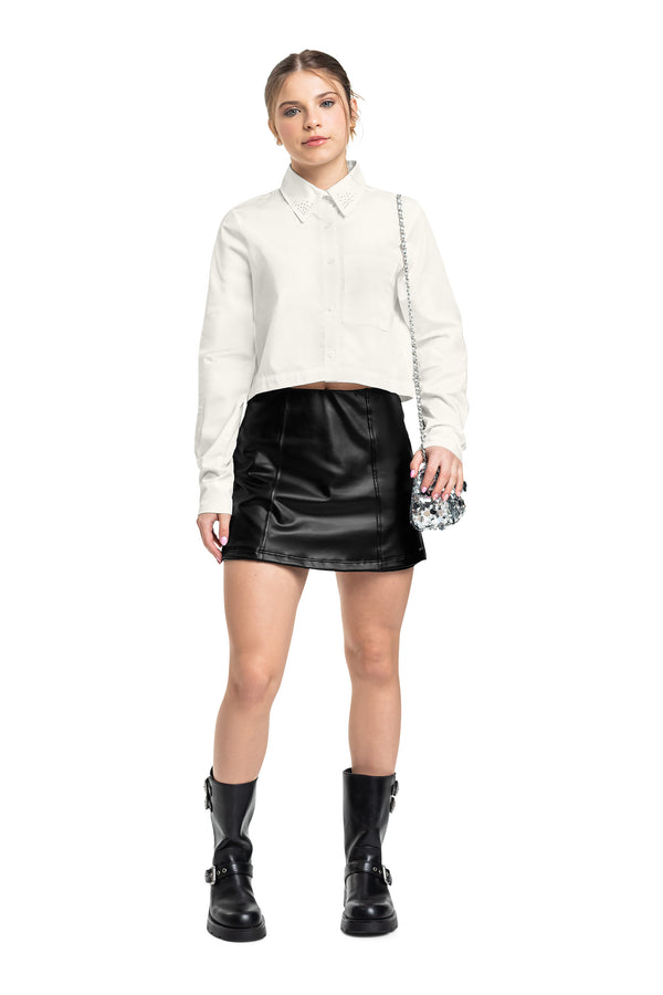 Camisa Cropped Classic