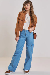 Calça Wide Pocket Denim 1