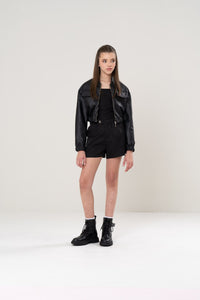 Jaqueta Cropped Leather Urban 1
