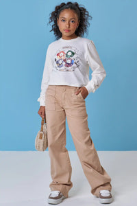 Calça Wide Sarja Essential 3