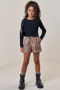 Short Leather Easy Fit 1