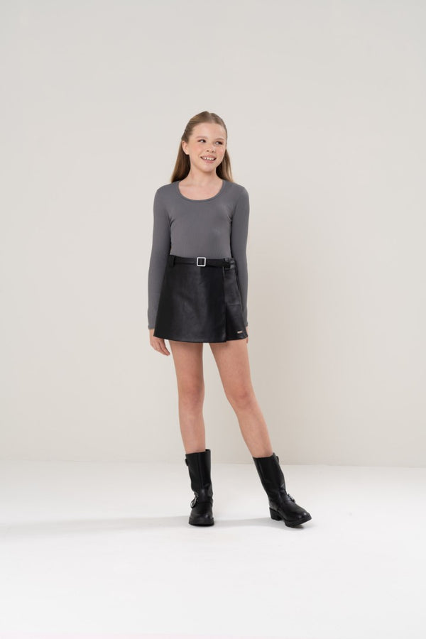 Shorts Saia Chic Leather