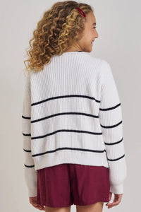 Cardigan Tricot Stripe Classic 2